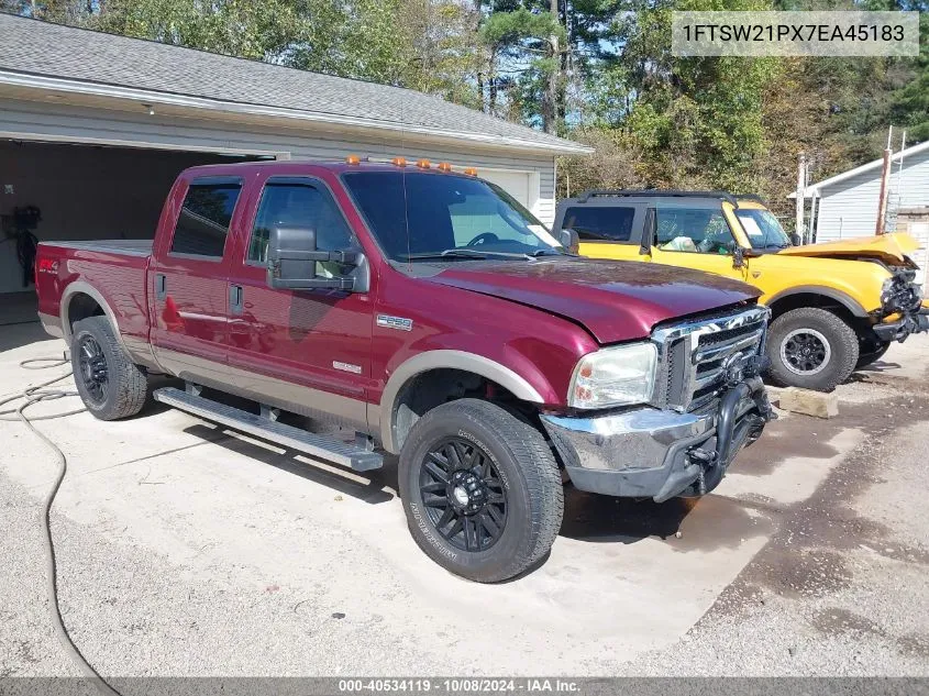 1FTSW21PX7EA45183 2007 Ford F-250 Lariat/Xl/Xlt