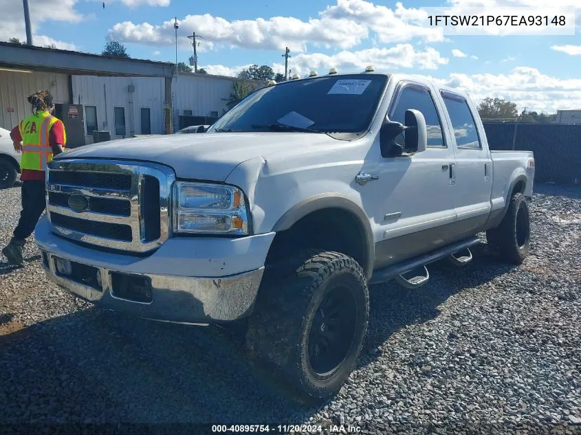 2007 Ford F-250 Lariat/Xl/Xlt VIN: 1FTSW21P67EA93148 Lot: 40895754