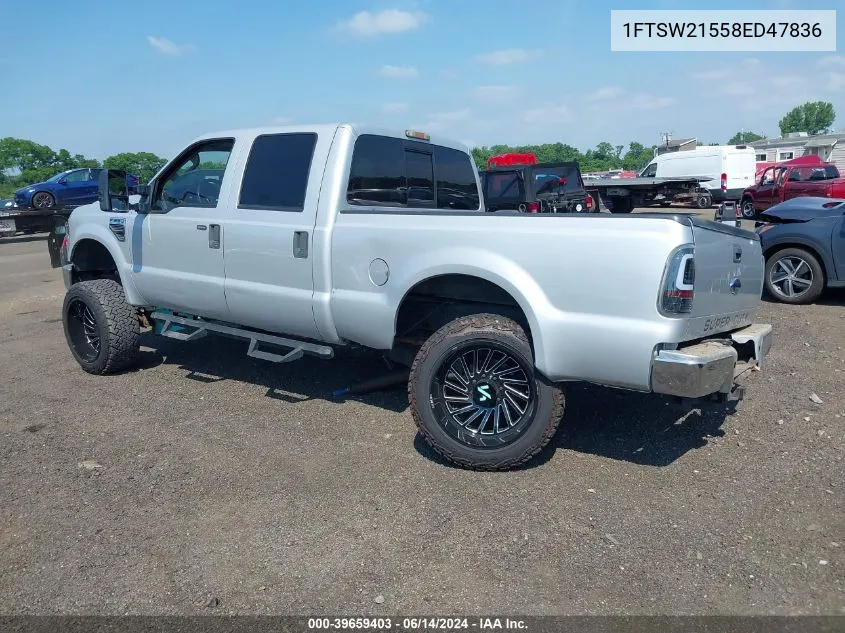 1FTSW21558ED47836 2008 Ford F-250 Fx4/King Ranch/Lariat/Xl/Xlt