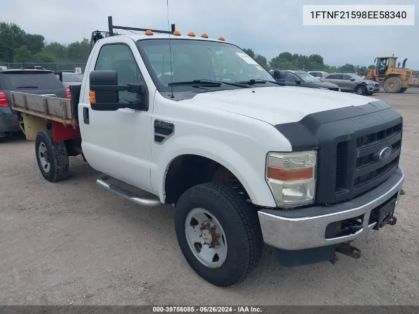 1FTNF21598EE58340 2008 Ford F-250 Xl/Xlt