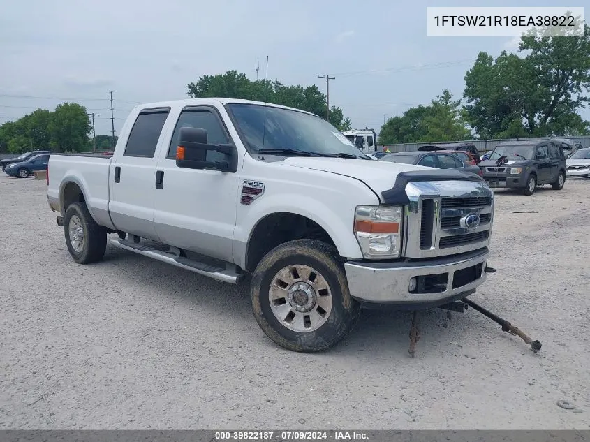 2008 Ford F-250 Fx4/Harley-Davidson/King Ranch/Lariat/Xl/Xlt VIN: 1FTSW21R18EA38822 Lot: 39822187