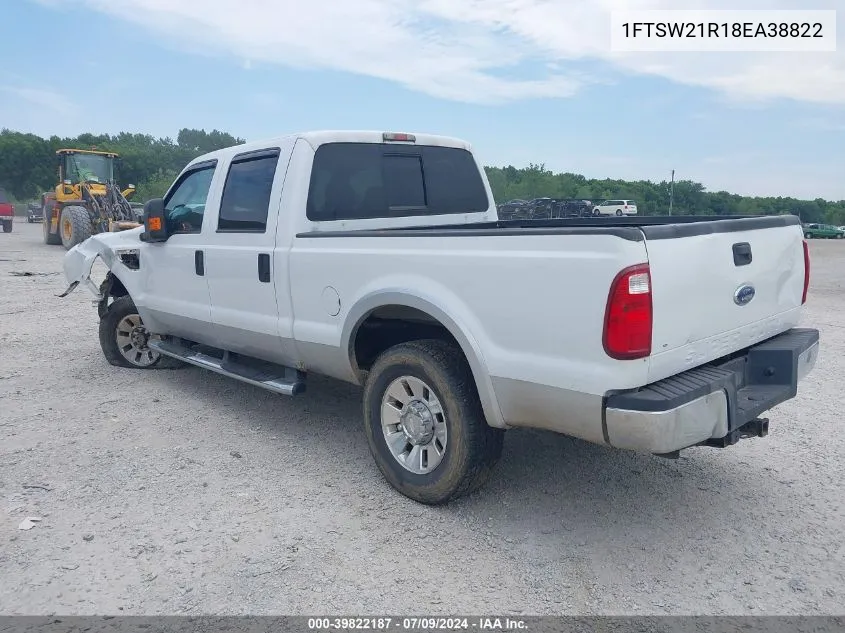 2008 Ford F-250 Fx4/Harley-Davidson/King Ranch/Lariat/Xl/Xlt VIN: 1FTSW21R18EA38822 Lot: 39822187