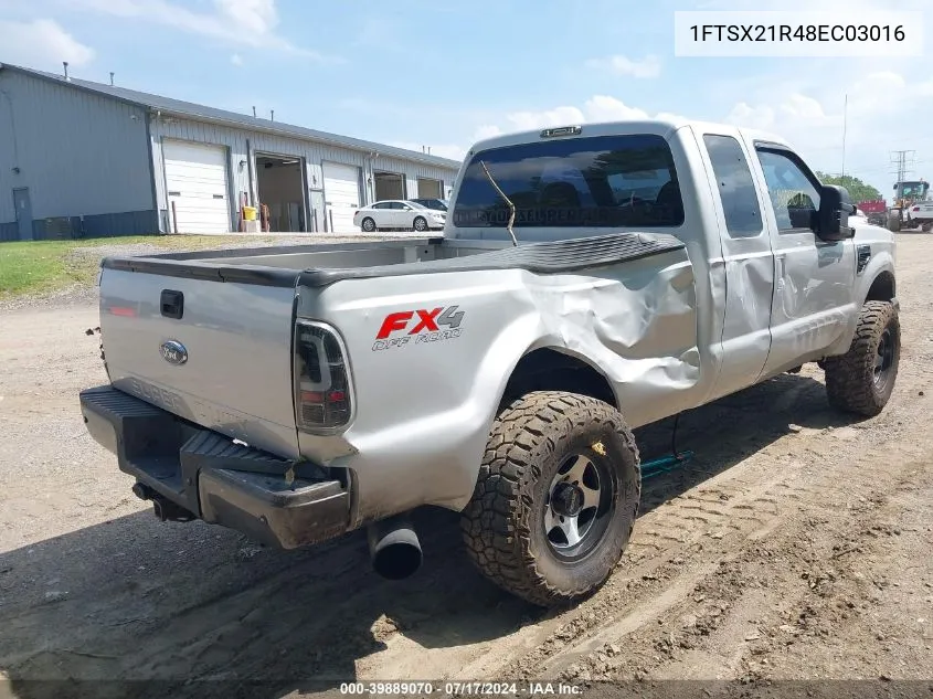 2008 Ford F-250 Fx4/Lariat/Xl/Xlt VIN: 1FTSX21R48EC03016 Lot: 39889070