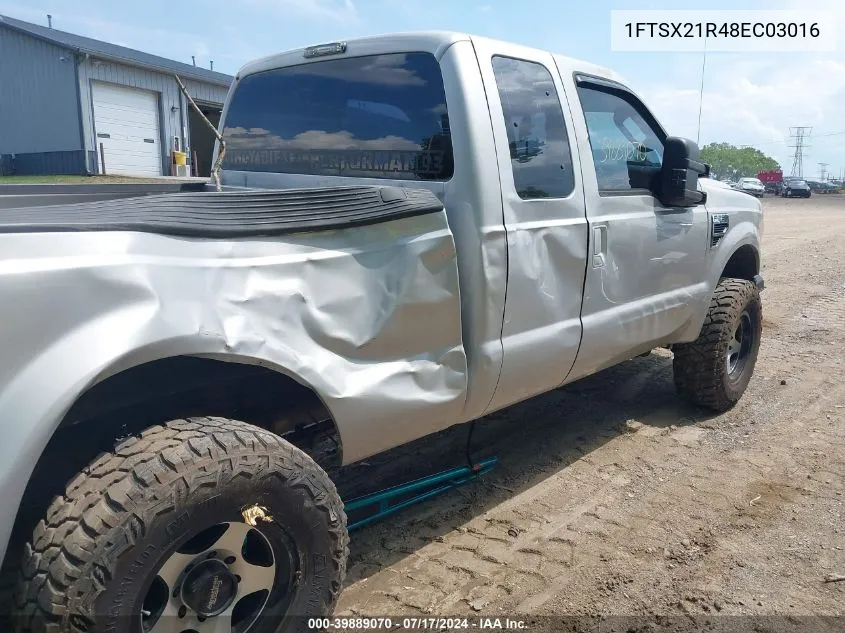 2008 Ford F-250 Fx4/Lariat/Xl/Xlt VIN: 1FTSX21R48EC03016 Lot: 39889070