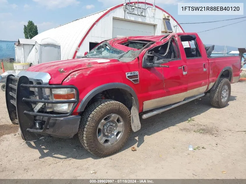 2008 Ford F-250 Fx4 VIN: 1FTSW21R88EB40120 Lot: 39902997