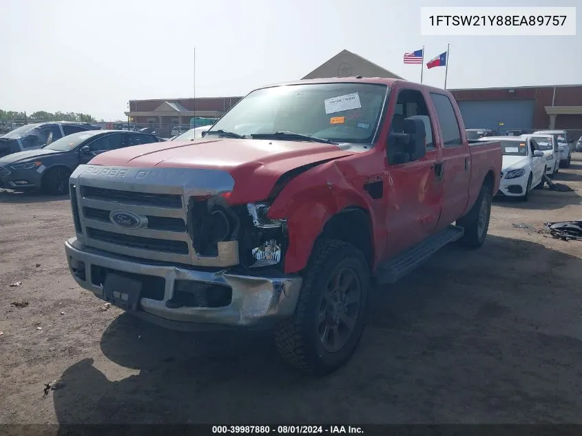 2008 Ford F-250 Fx4/Harley-Davidson/King Ranch/Lariat/Xl/Xlt VIN: 1FTSW21Y88EA89757 Lot: 39987880