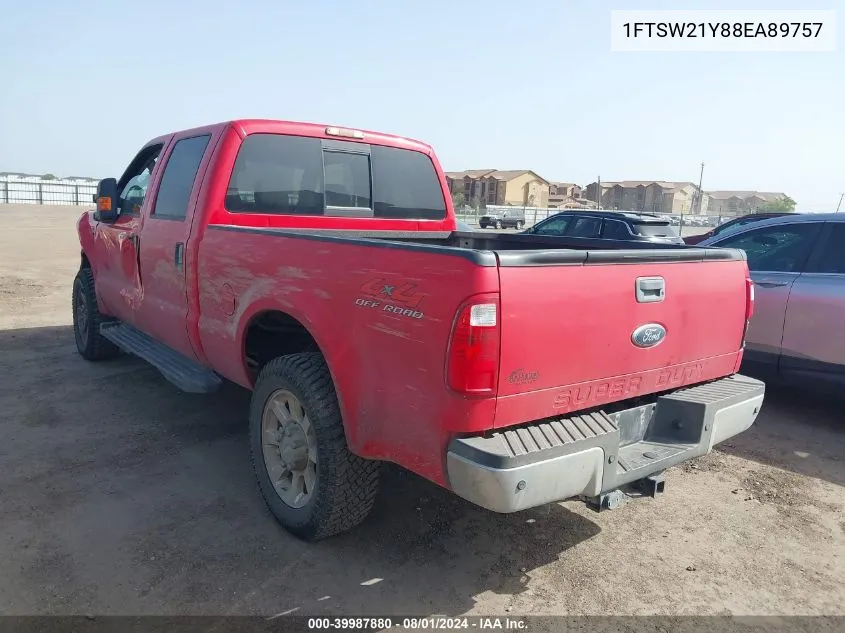 1FTSW21Y88EA89757 2008 Ford F-250 Fx4/Harley-Davidson/King Ranch/Lariat/Xl/Xlt