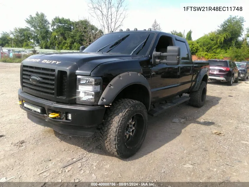 1FTSW21R48EC11748 2008 Ford F-250 Fx4/Harley-Davidson/King Ranch/Lariat/Xl/Xlt