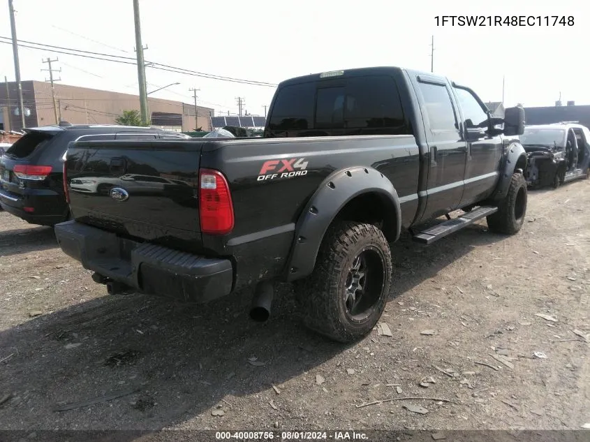 1FTSW21R48EC11748 2008 Ford F-250 Fx4/Harley-Davidson/King Ranch/Lariat/Xl/Xlt