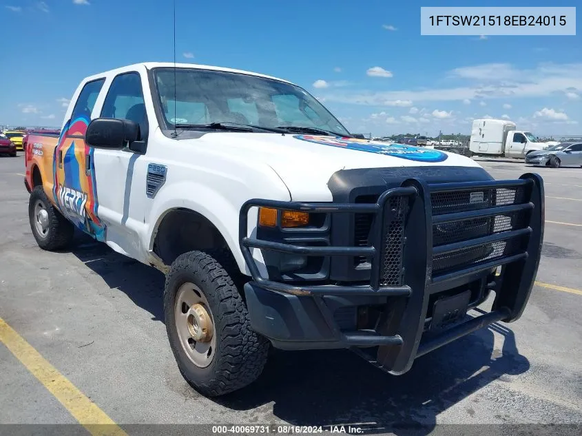 1FTSW21518EB24015 2008 Ford F-250 Xl