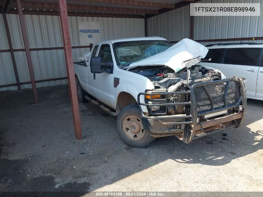 2008 Ford F250 Super Duty VIN: 1FTSX21R08EB98946 Lot: 40163189