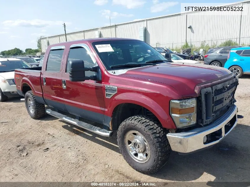 2008 Ford F-250 Fx4/King Ranch/Lariat/Xl/Xlt VIN: 1FTSW21598EC05232 Lot: 40183374