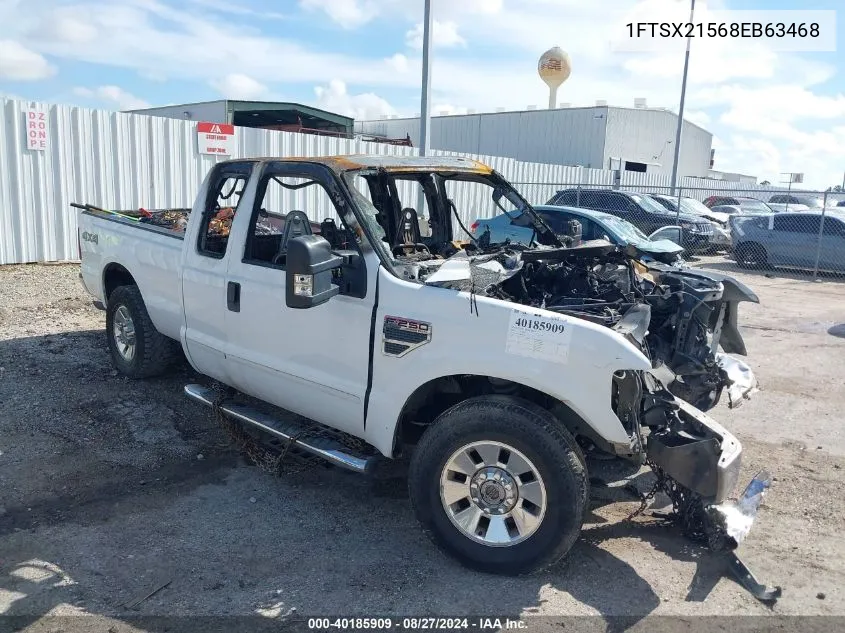 2008 Ford F-250 Fx4/Lariat/Xl/Xlt VIN: 1FTSX21568EB63468 Lot: 40185909