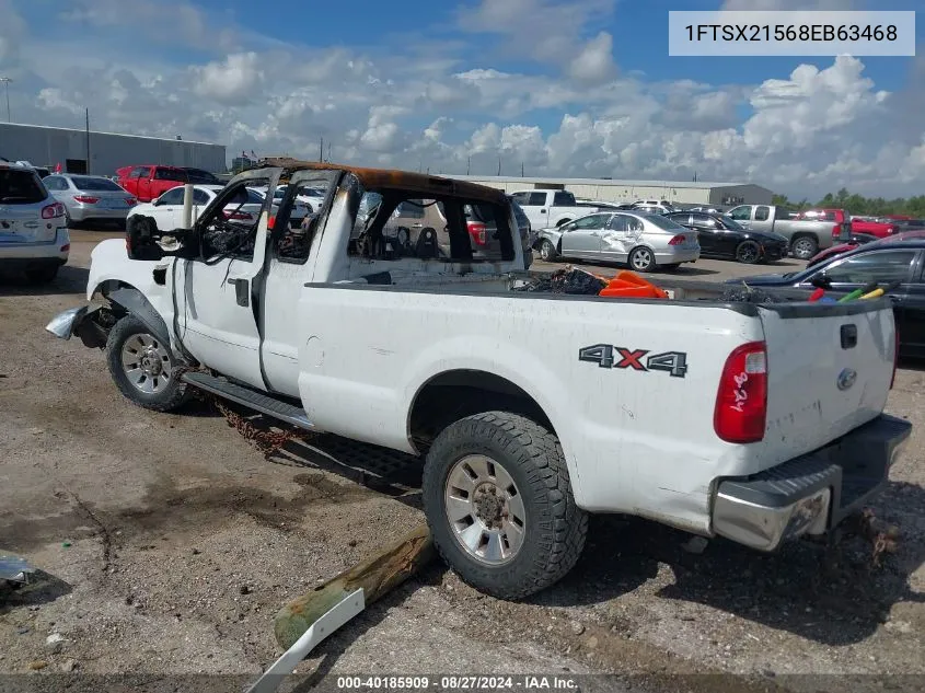 2008 Ford F-250 Fx4/Lariat/Xl/Xlt VIN: 1FTSX21568EB63468 Lot: 40185909