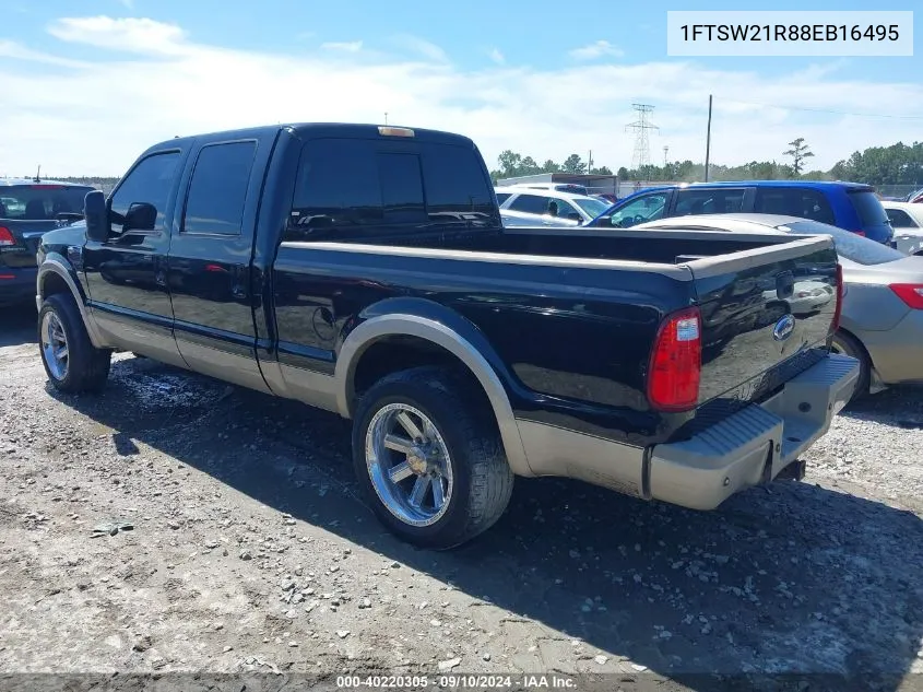 2008 Ford F-250 Fx4/Harley-Davidson/King Ranch/Lariat/Xl/Xlt VIN: 1FTSW21R88EB16495 Lot: 40220305