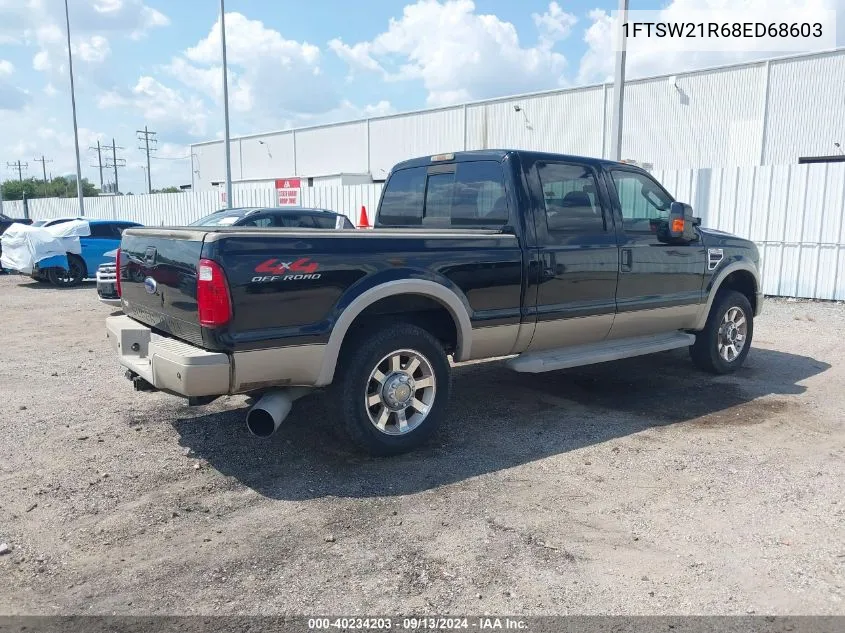 1FTSW21R68ED68603 2008 Ford F-250 King Ranch