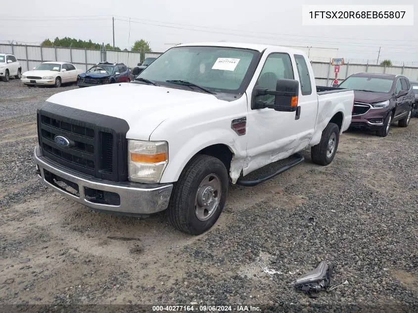 2008 Ford F250 Super Duty VIN: 1FTSX20R68EB65807 Lot: 40277164