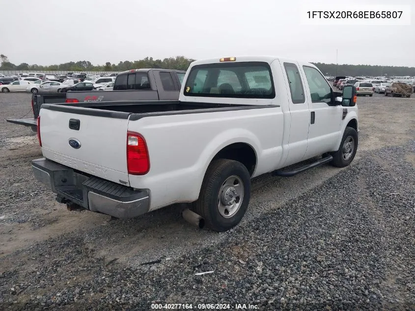 2008 Ford F250 Super Duty VIN: 1FTSX20R68EB65807 Lot: 40277164