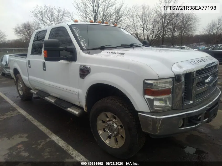 1FTSW21R38EA77198 2008 Ford F-250 Lariat