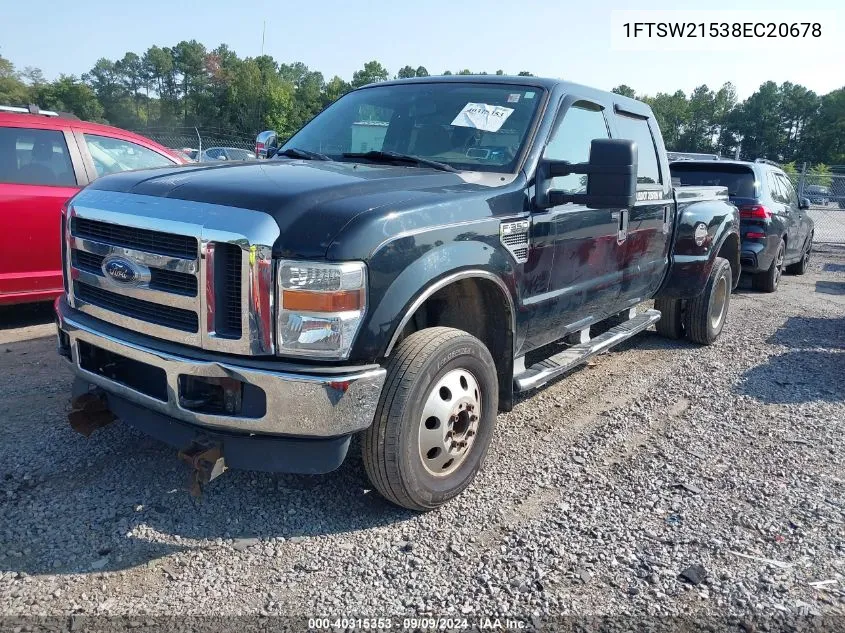 1FTSW21538EC20678 2008 Ford F-250 Fx4/King Ranch/Lariat/Xl/Xlt