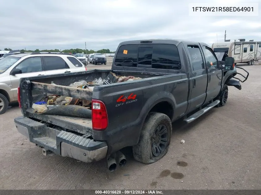 2008 Ford F-250 Fx4/Harley-Davidson/King Ranch/Lariat/Xl/Xlt VIN: 1FTSW21R58ED64901 Lot: 40316628