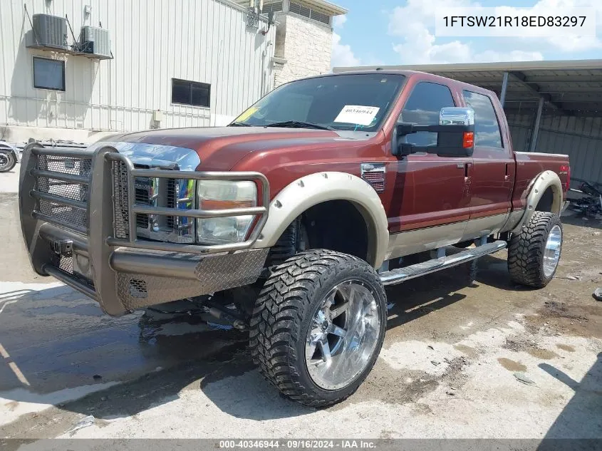 2008 Ford F250 Super Duty VIN: 1FTSW21R18ED83297 Lot: 40346944