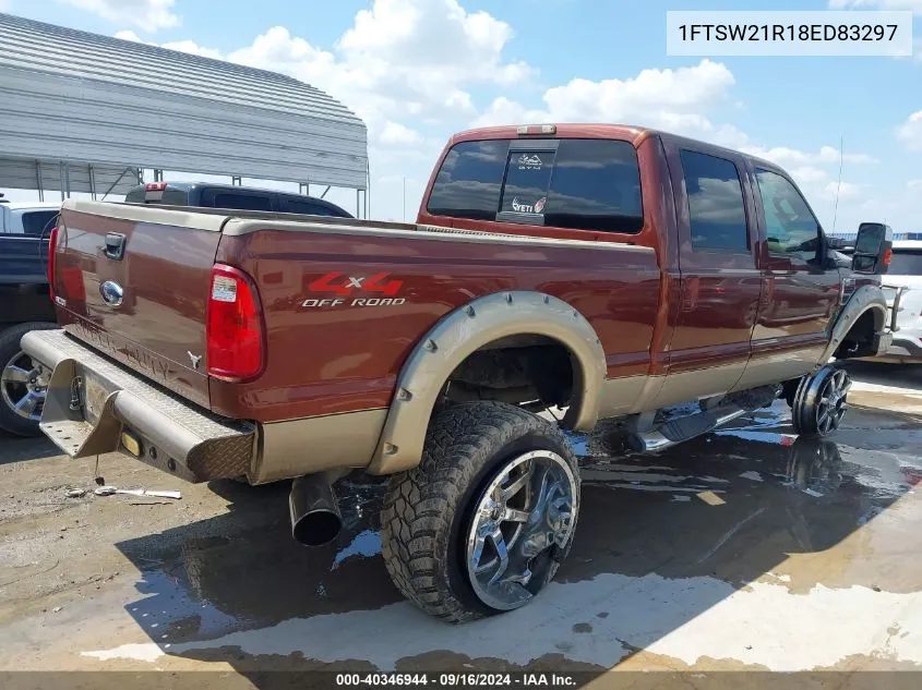 1FTSW21R18ED83297 2008 Ford F250 Super Duty