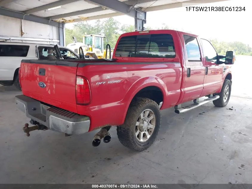 1FTSW21R38EC61234 2008 Ford F-250 Fx4/Harley-Davidson/King Ranch/Lariat/Xl/Xlt