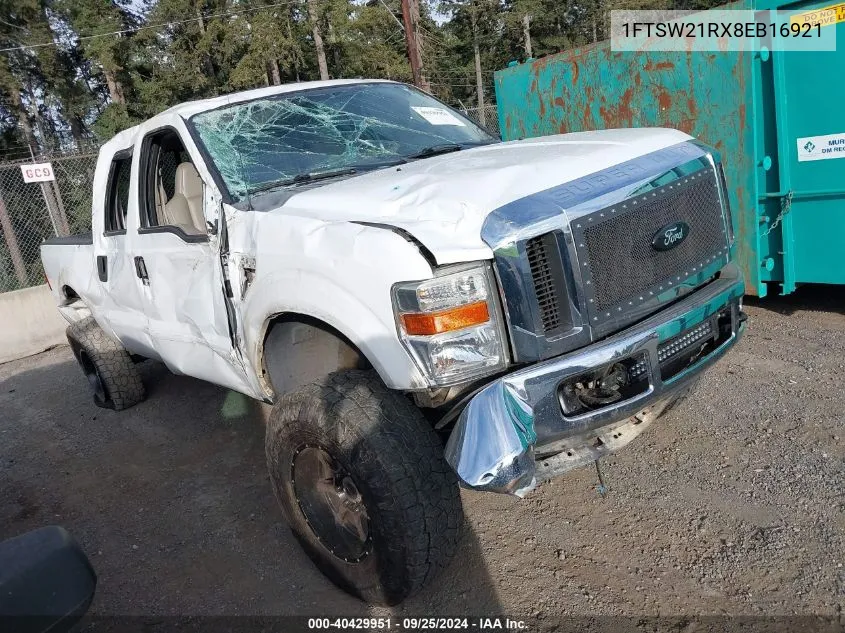 1FTSW21RX8EB16921 2008 Ford F-250 Fx4/Harley-Davidson/King Ranch/Lariat/Xl/Xlt