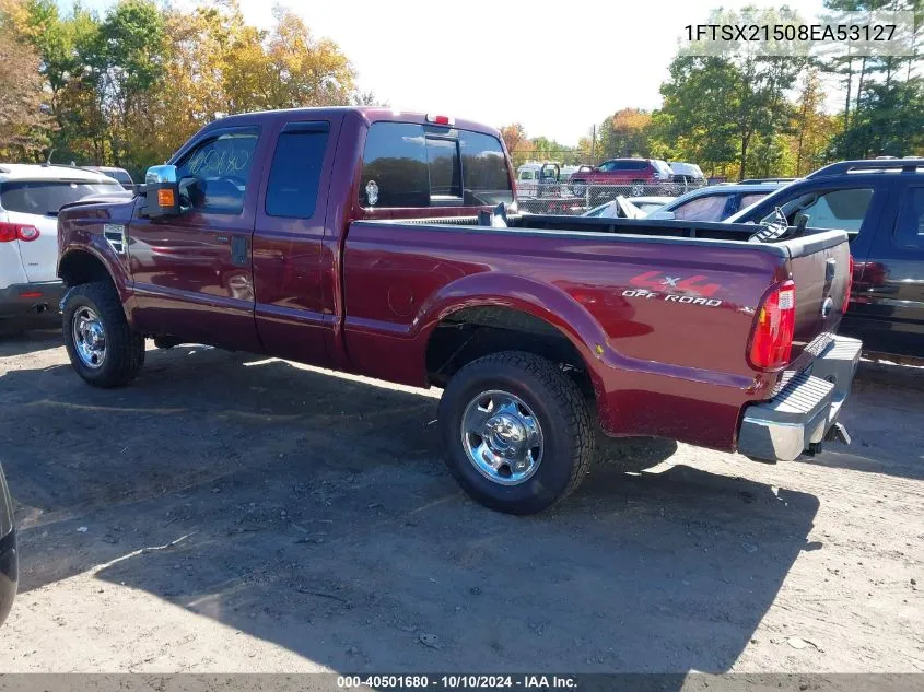 2008 Ford F250 Super Duty VIN: 1FTSX21508EA53127 Lot: 40501680