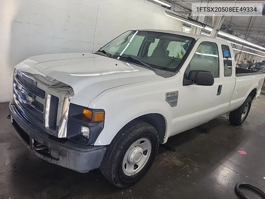 2008 Ford F-250 Xl VIN: 1FTSX20508EE49334 Lot: 40523837