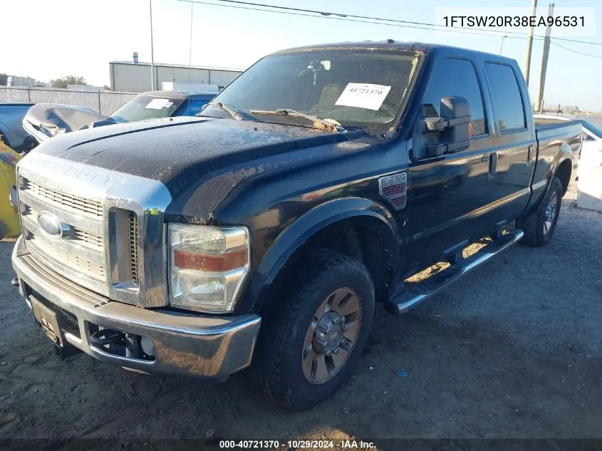 1FTSW20R38EA96531 2008 Ford F-250 King Ranch/Lariat/Xl/Xlt