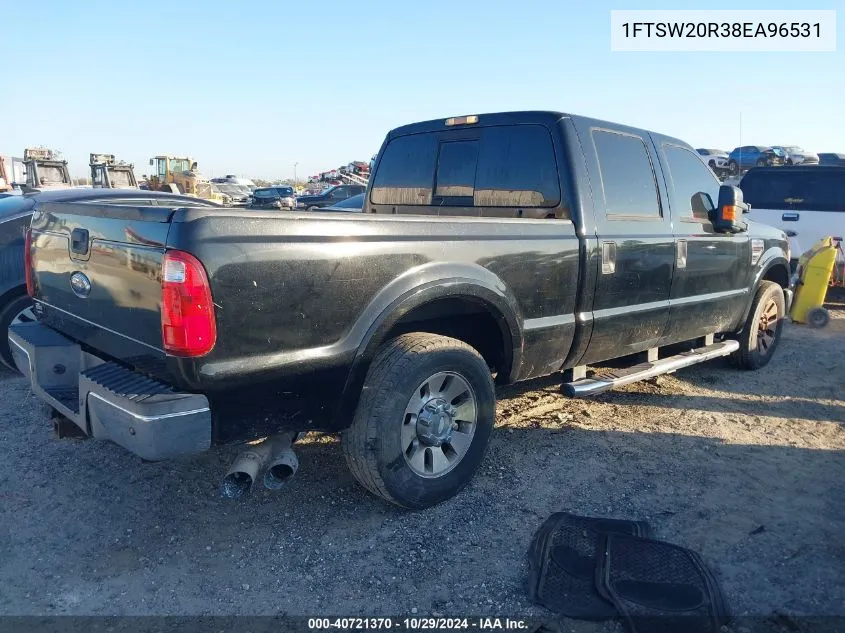 1FTSW20R38EA96531 2008 Ford F-250 King Ranch/Lariat/Xl/Xlt