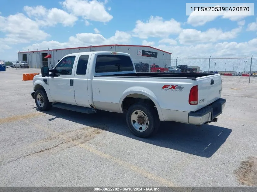 2009 Ford F-250 Lariat/Xl/Xlt VIN: 1FTSX20539EA20870 Lot: 39622702