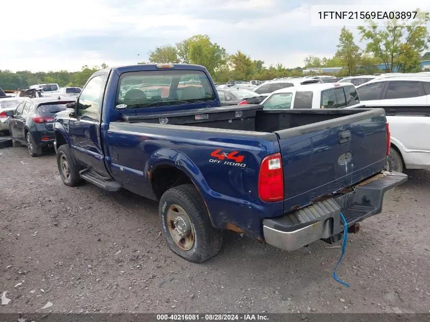 2009 Ford F-250 Xl/Xlt VIN: 1FTNF21569EA03897 Lot: 40216081