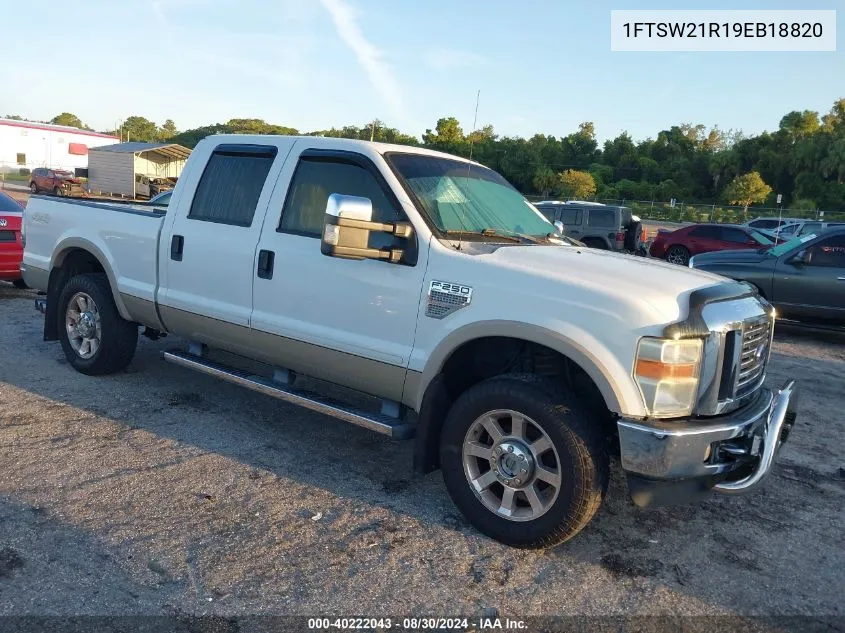 1FTSW21R19EB18820 2009 Ford F-250 Lariat