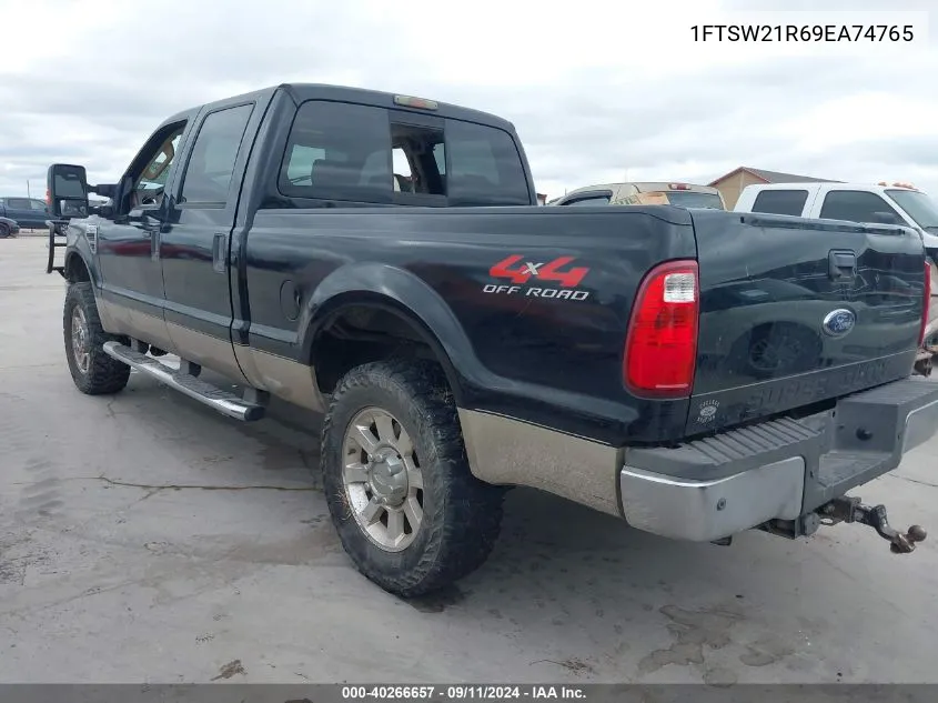 2009 Ford F250 Super Duty VIN: 1FTSW21R69EA74765 Lot: 40266657