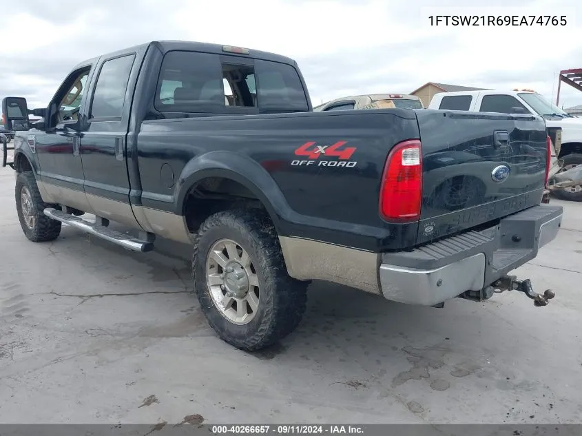 1FTSW21R69EA74765 2009 Ford F250 Super Duty