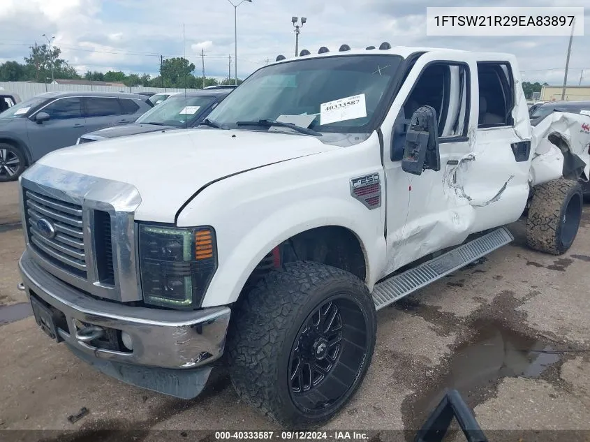 2009 Ford F-250 Super Duty VIN: 1FTSW21R29EA83897 Lot: 40333587