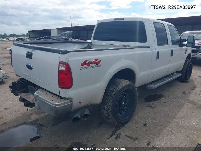 2009 Ford F-250 Super Duty VIN: 1FTSW21R29EA83897 Lot: 40333587