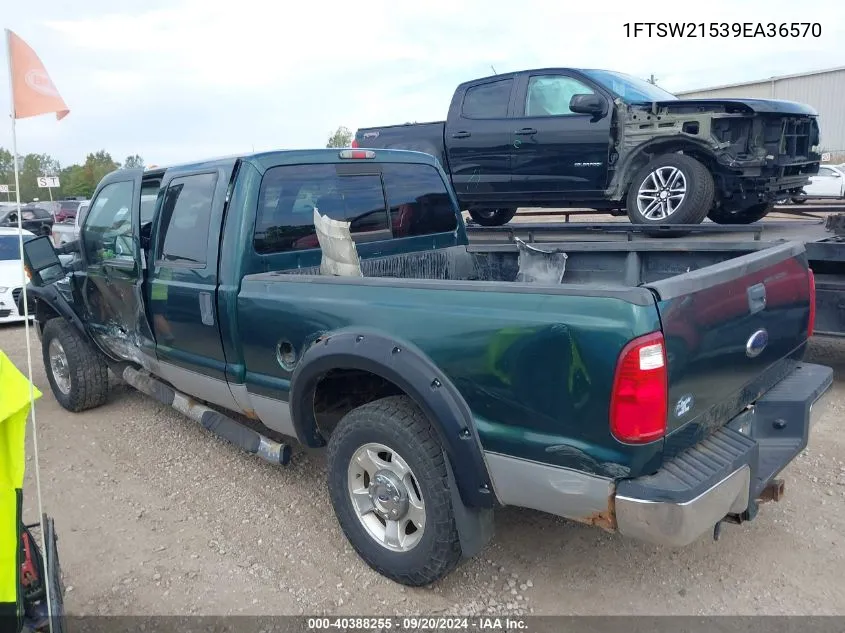 2009 Ford F-250 Fx4/King Ranch/Lariat/Xl/Xlt VIN: 1FTSW21539EA36570 Lot: 40388255