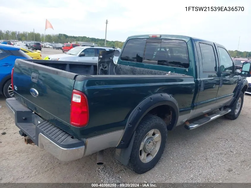 1FTSW21539EA36570 2009 Ford F-250 Fx4/King Ranch/Lariat/Xl/Xlt