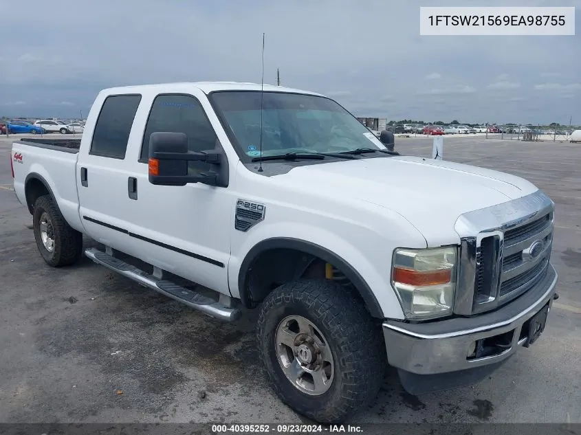 2009 Ford F-250 Fx4/King Ranch/Lariat/Xl/Xlt VIN: 1FTSW21569EA98755 Lot: 40395252