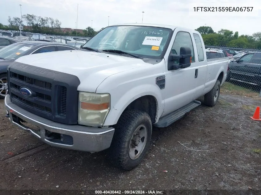 2009 Ford F-250 Fx4/Lariat/Xl/Xlt VIN: 1FTSX21559EA06757 Lot: 40430442