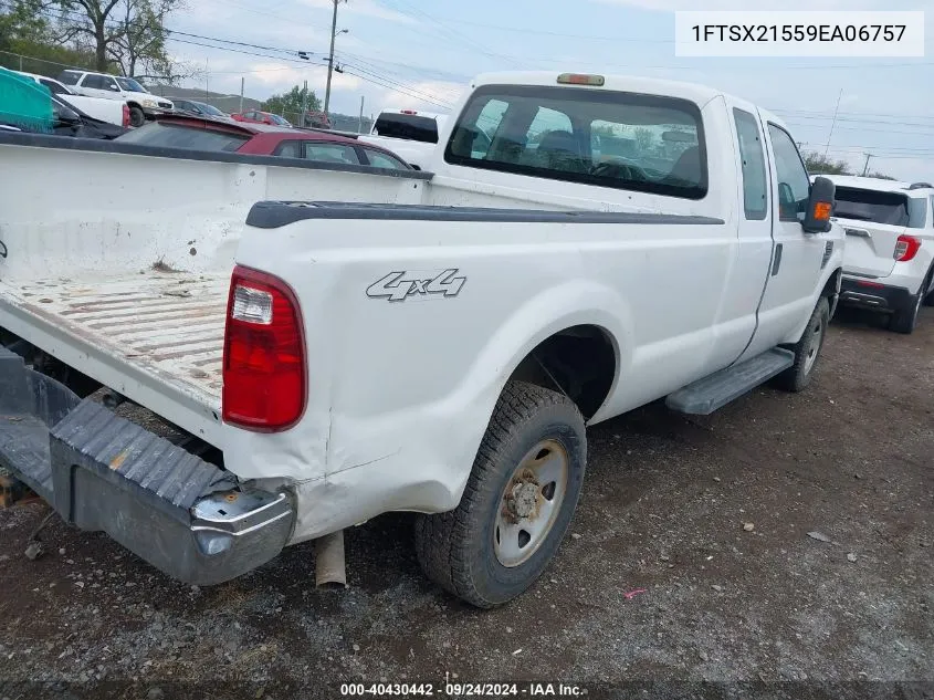 2009 Ford F-250 Fx4/Lariat/Xl/Xlt VIN: 1FTSX21559EA06757 Lot: 40430442