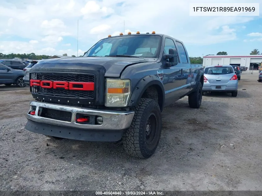 2009 Ford F-250 Fx4/Harley-Davidson/King Ranch/Lariat/Xl/Xlt VIN: 1FTSW21R89EA91969 Lot: 40504840