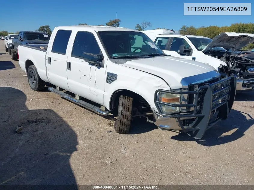 2009 Ford F-250 King Ranch/Lariat/Xl/Xlt VIN: 1FTSW20549EA26809 Lot: 40848601