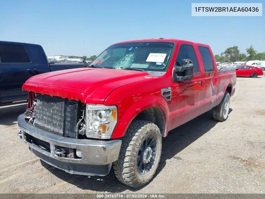 1FTSW2BR1AEA60436 2010 Ford F-250 Cabela's/Harley-Davidson/King Ranch/Lariat/Xl/Xlt