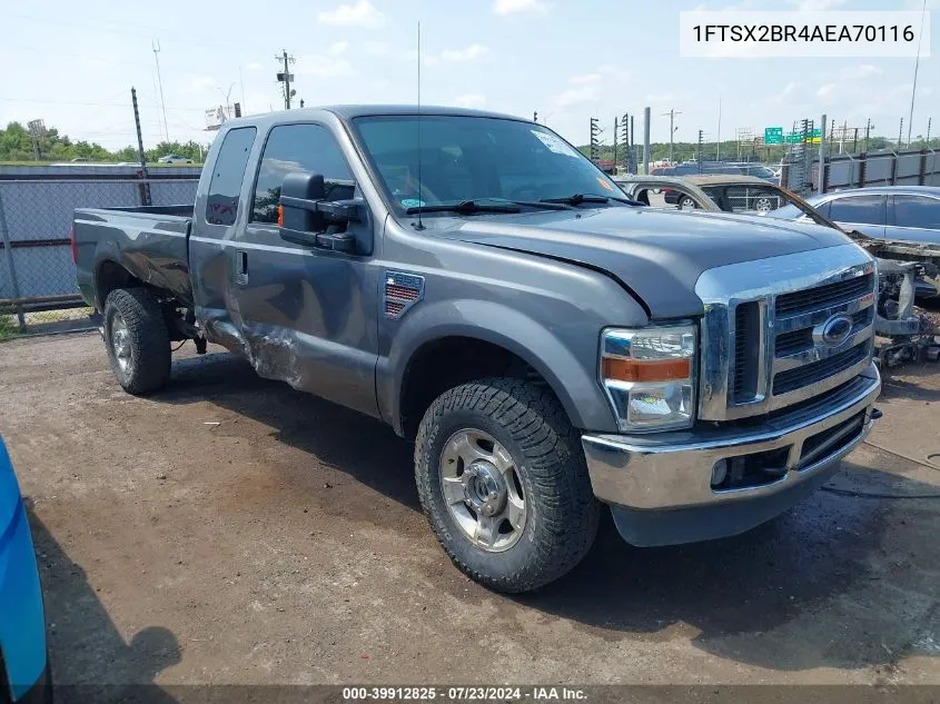 2010 Ford F-250 Lariat/Xl/Xlt VIN: 1FTSX2BR4AEA70116 Lot: 39912825