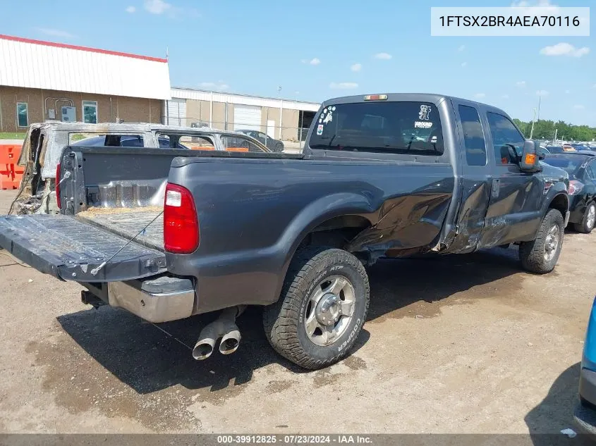 2010 Ford F-250 Lariat/Xl/Xlt VIN: 1FTSX2BR4AEA70116 Lot: 39912825